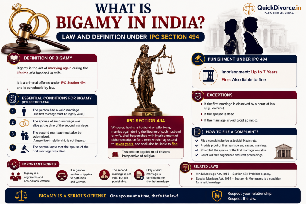 What Is Bigamy in India? Law and Definition Under IPC Section 494 (2026 Guide) 2 4img