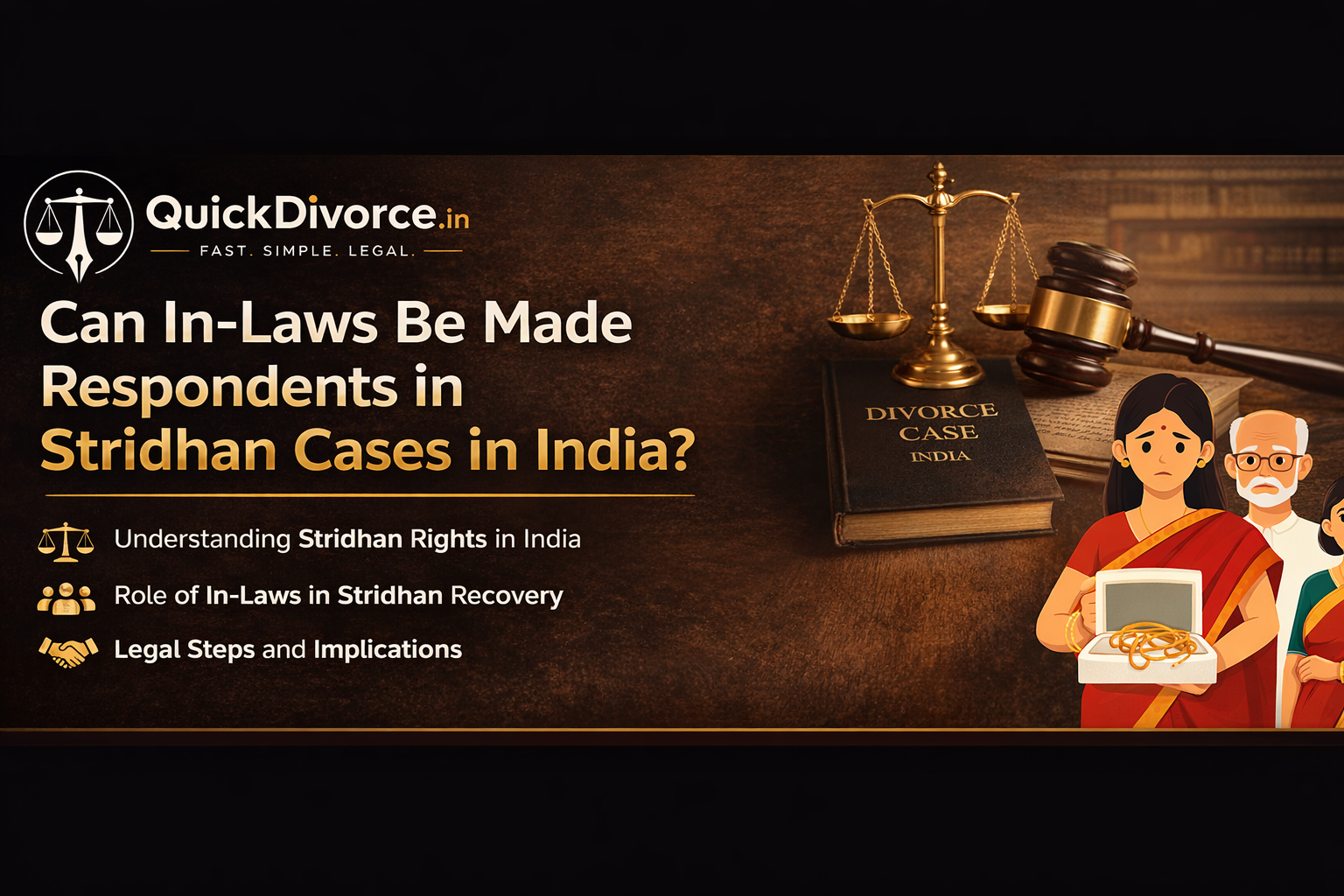 Can In-Laws Be Made Respondents in Stridhan Cases in India banner