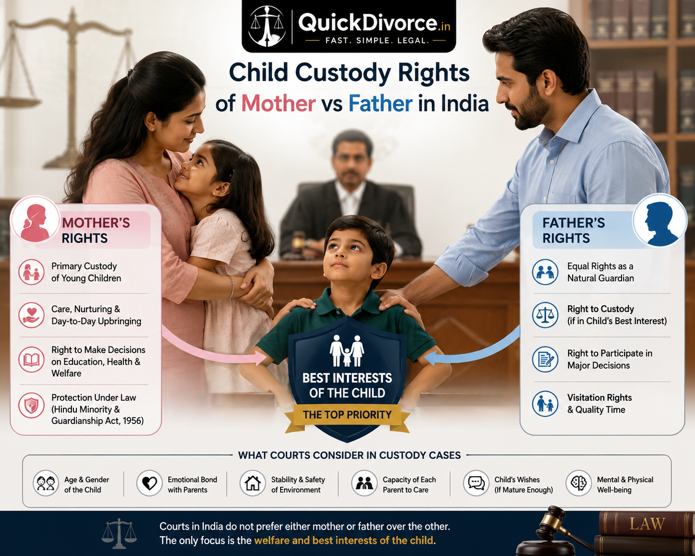 Child Custody Rights of Mother vs Father in India : Complete Legal Guide 2026 2 Child Custody Rights of Mother vs Father in India