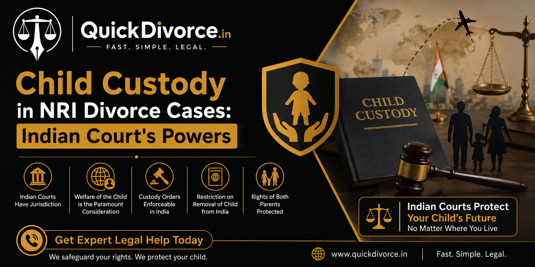 Child Custody in NRI Divorce Cases