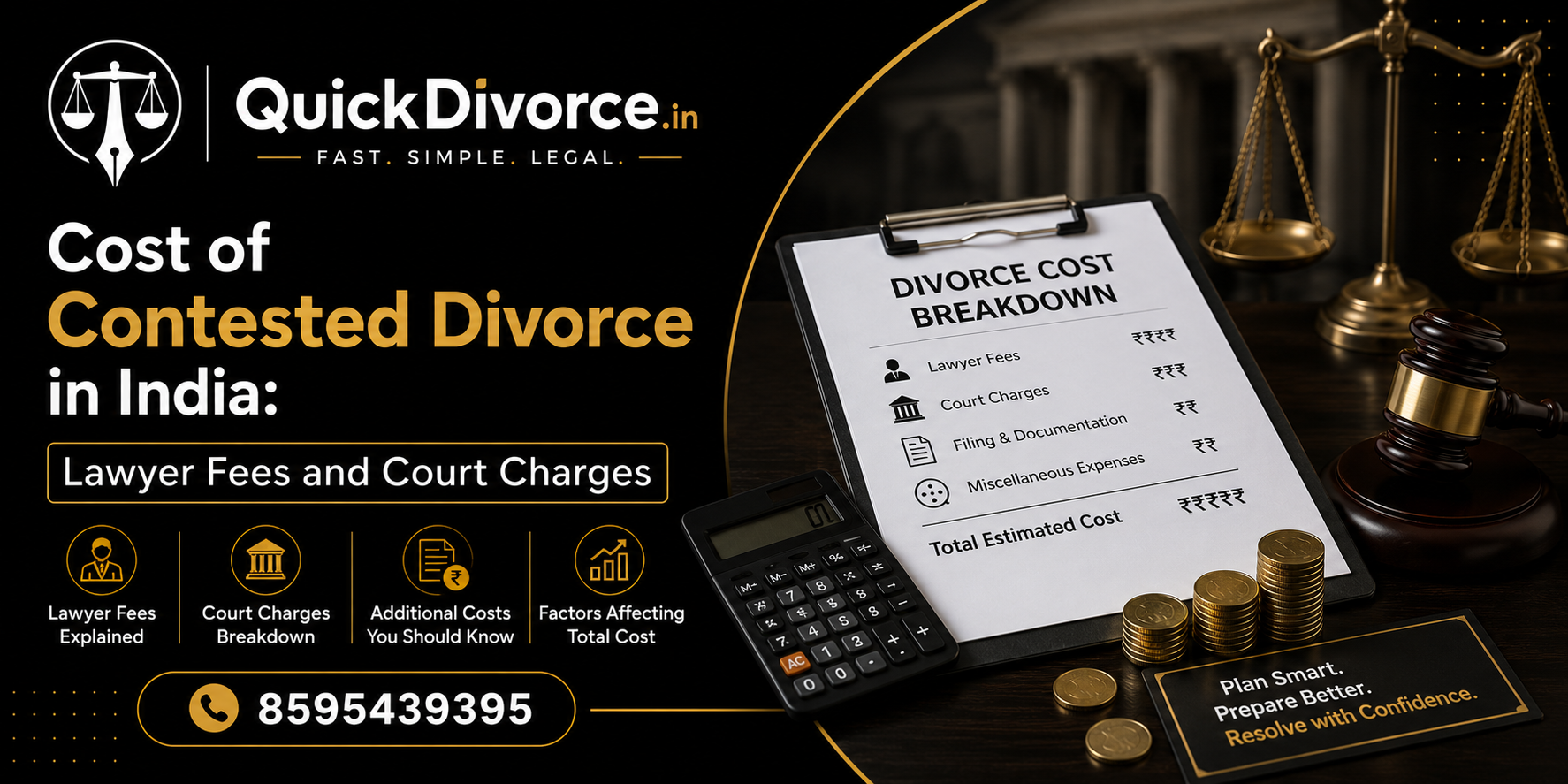 Cost of Contested Divorce in India