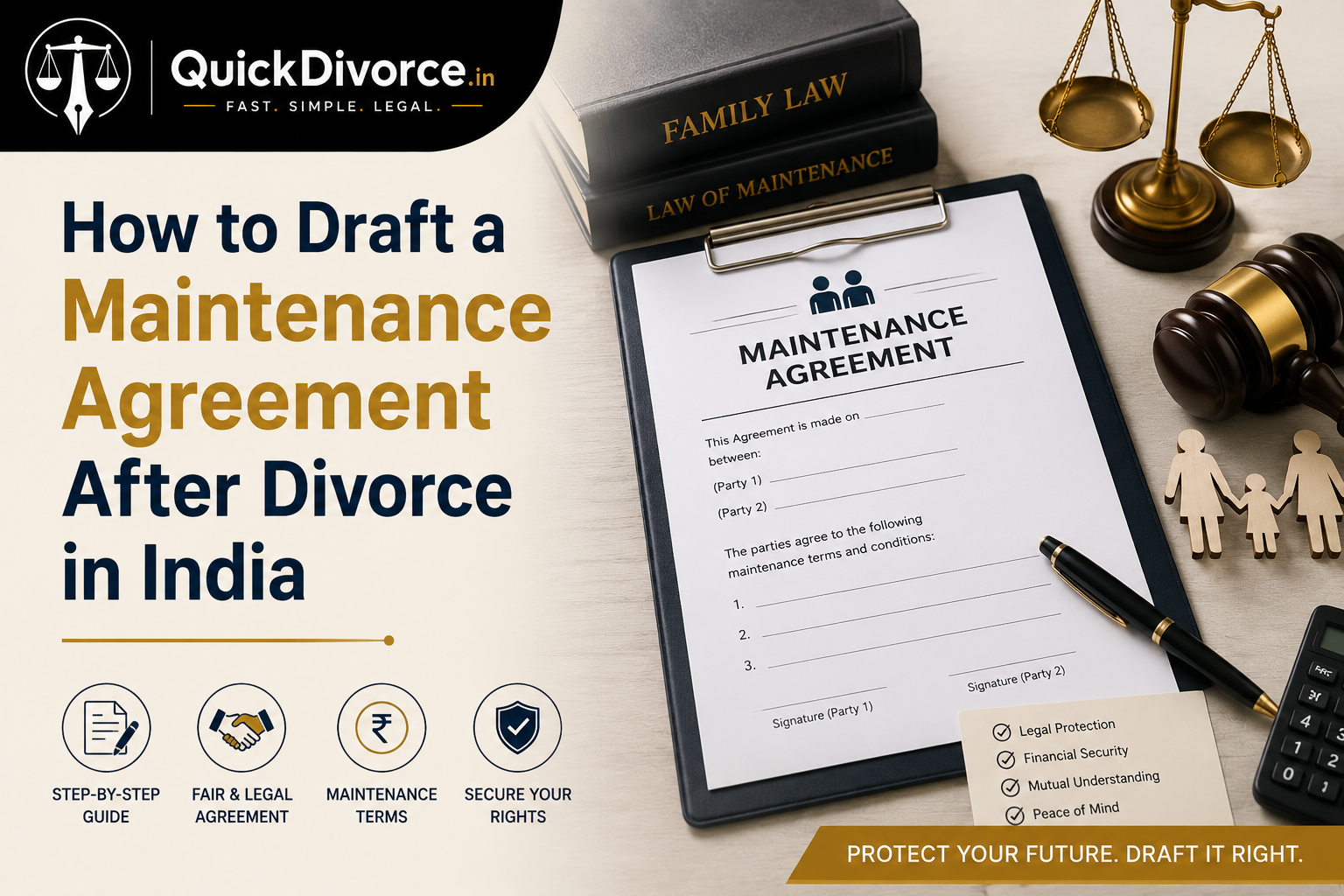How to Draft a Maintenance Agreement After Divorce in India img