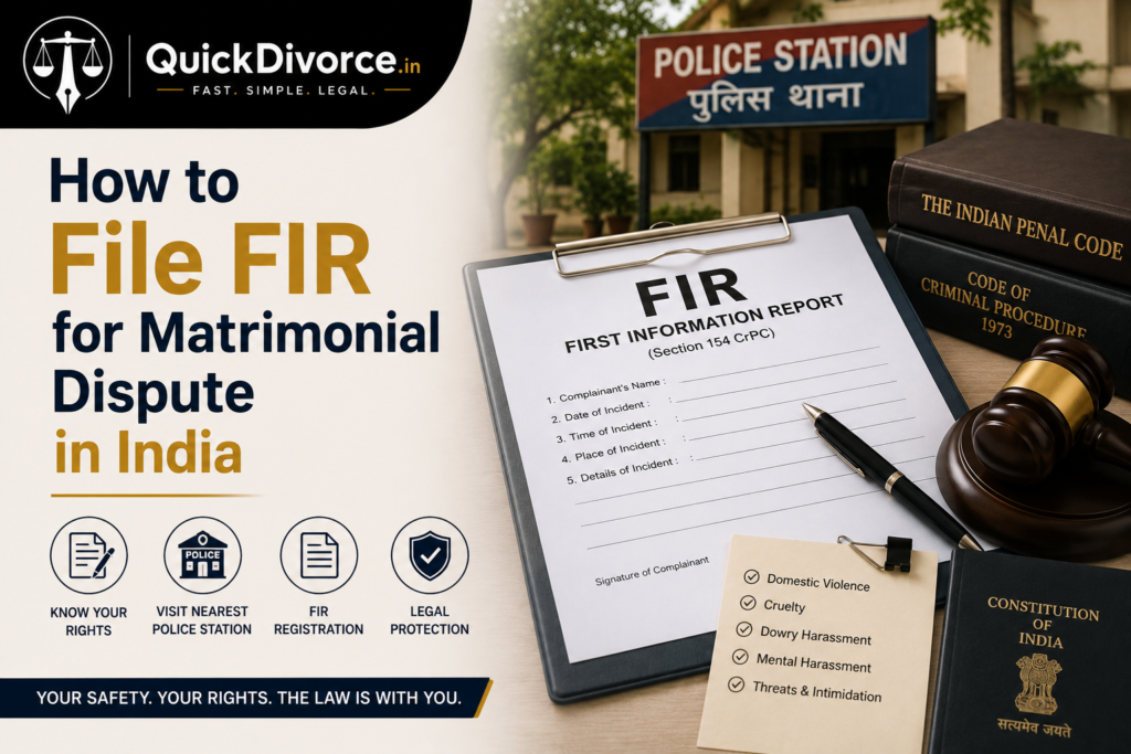 How to File FIR for Matrimonial Dispute in India