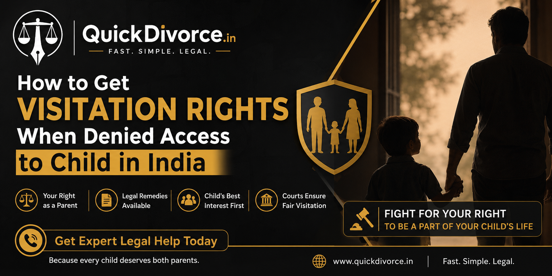How to Get Visitation Rights When Denied Access to Child in India