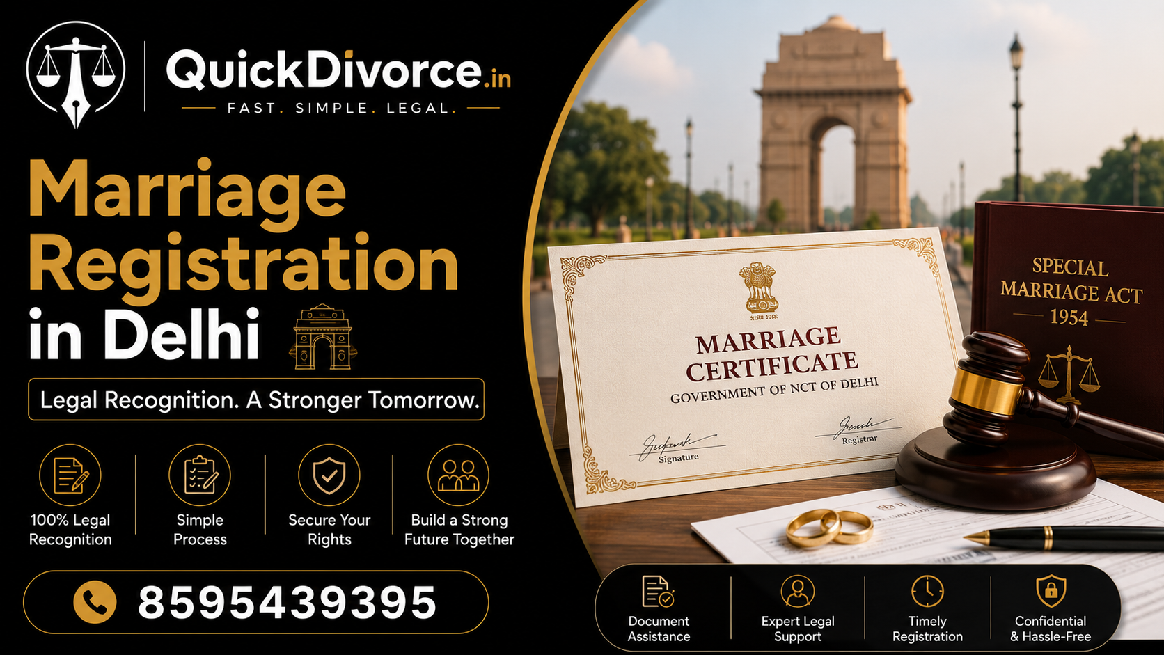 Marriage Registration in Delhi banner