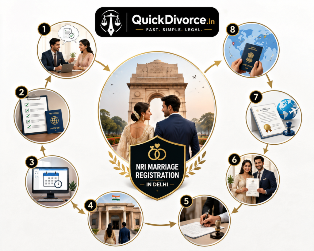 NRI Marriage Registration in Delhi: Step-by-Step Process 2026 2 NRI Marriage Registration in Delhi
