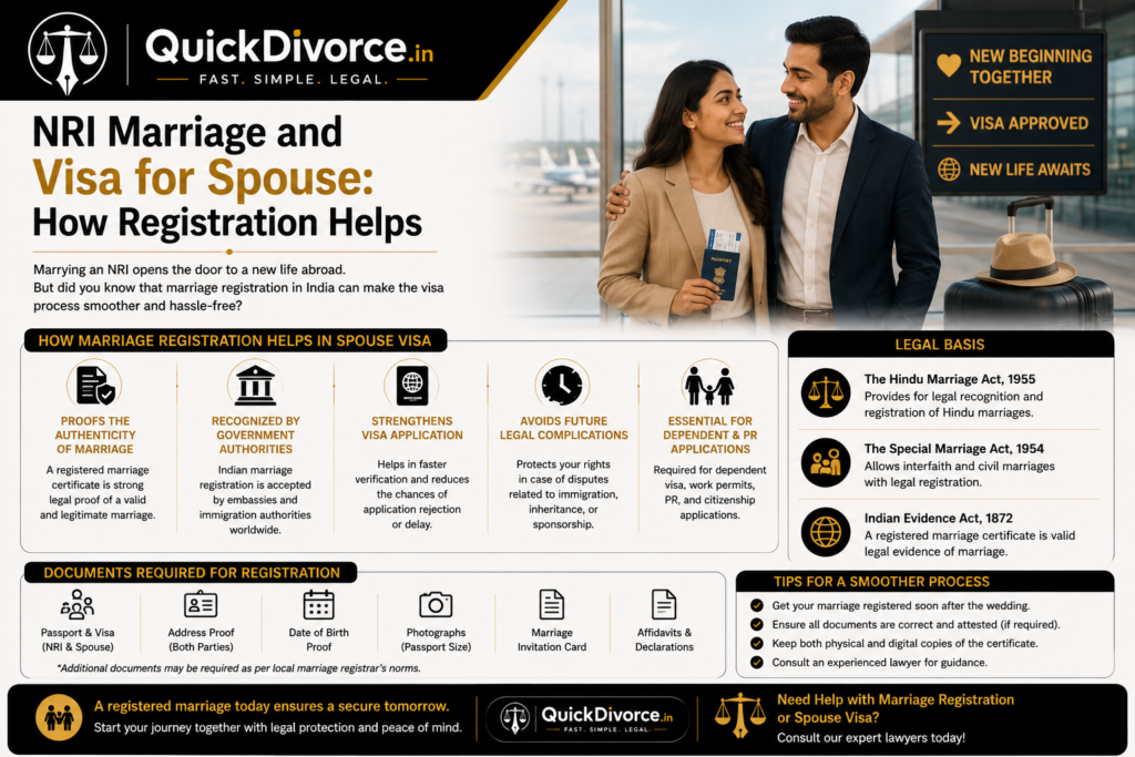 NRI Marriage and Visa for Spouse: How Registration Helps (Complete Guide 2026) 2 NRI Marriage and Visa for Spouse