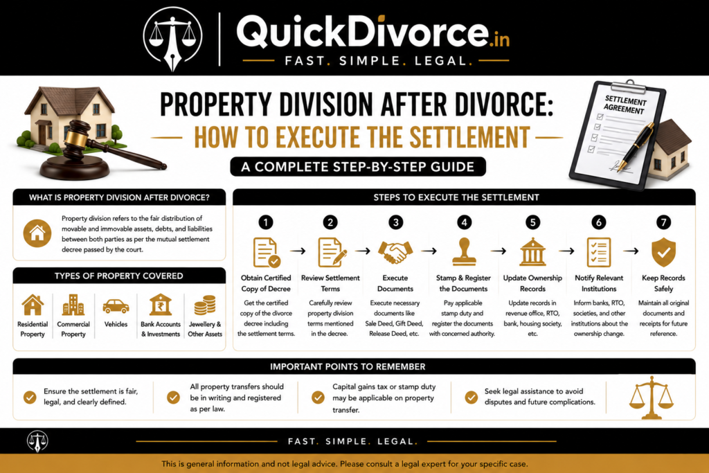 Property Division After Divorce: How to Execute the Settlement (Complete Guide 2026) 2 Property Division After Divorce