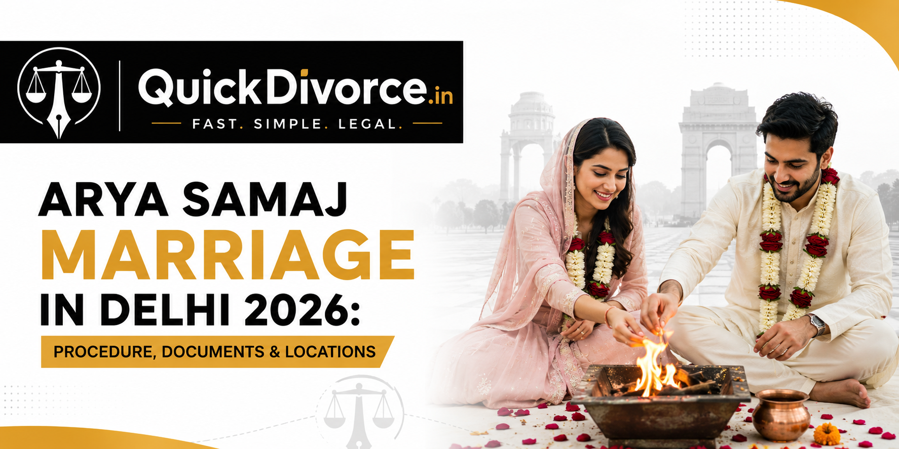 arya samaj marrraige in delhi 2026 banner