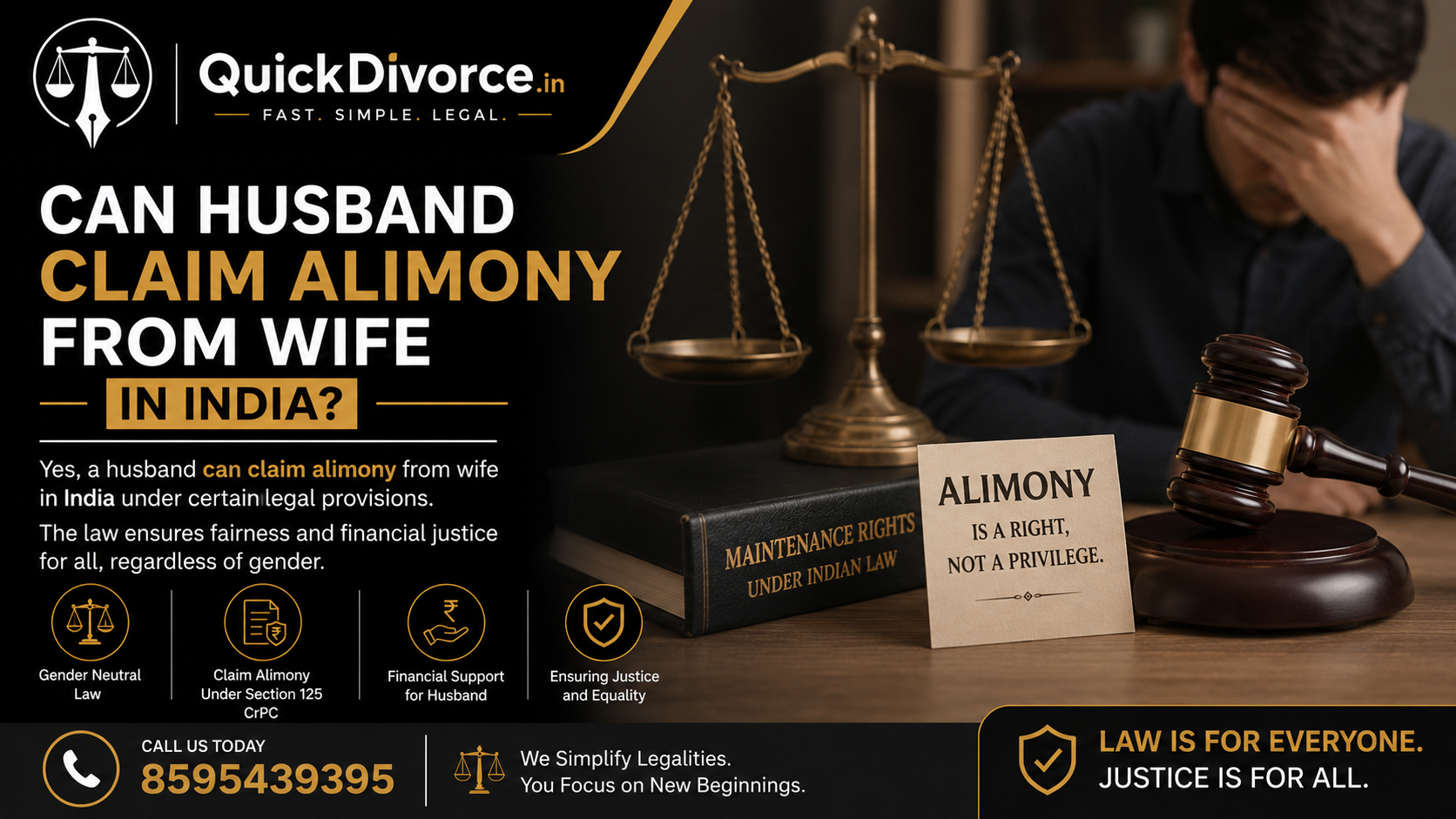 Can Husband Claim Alimony