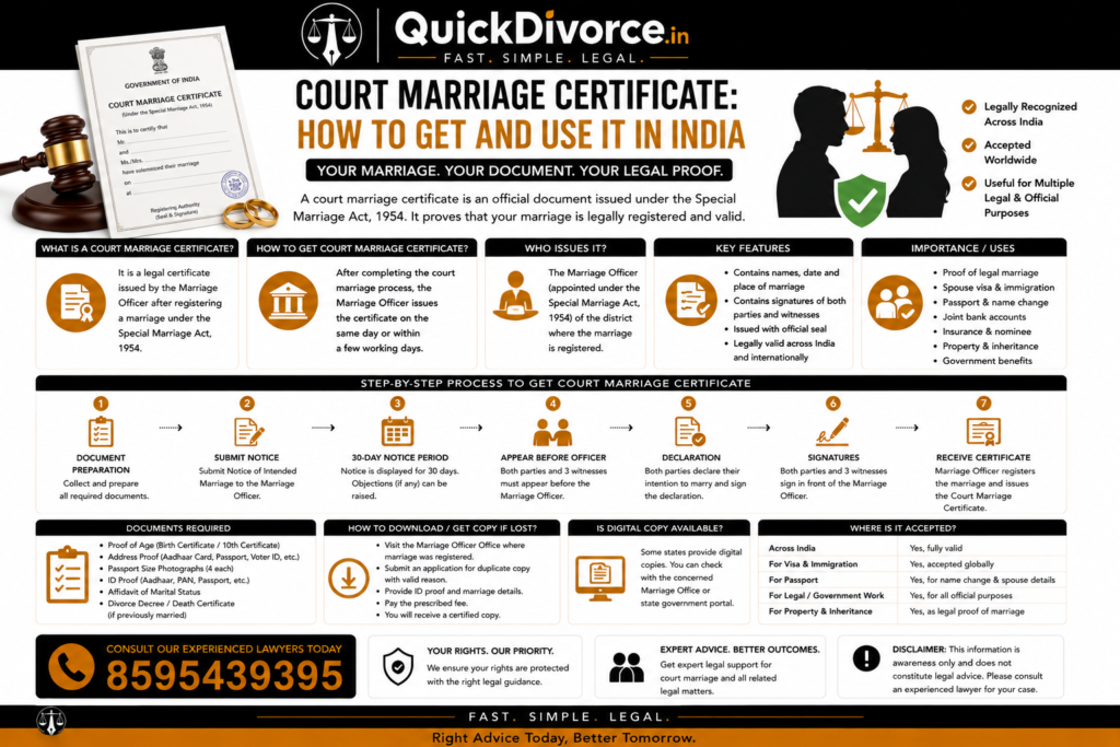 Court Marriage Certificate in india : How to Get and Use It 2 Court Marriage Certificate in india : How to Get and Use It