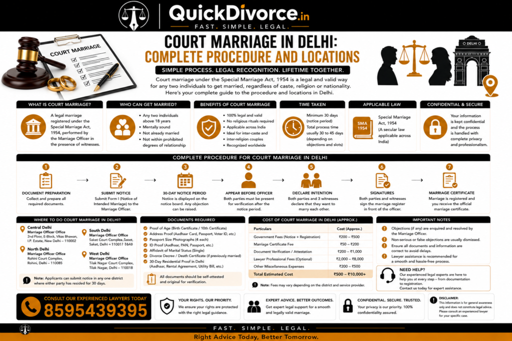 Court Marriage in Delhi: Complete Procedure and Locations 2026 2 Court Marriage in Delhi